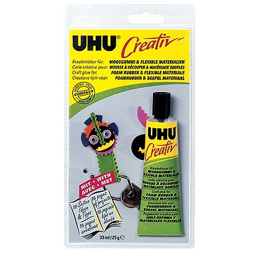 Клей UHU Creativ для пенорезины и других эластичных материалов 