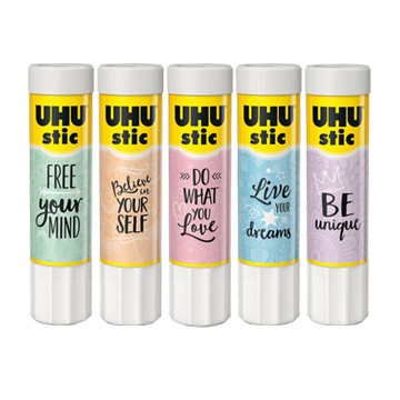 Клей карандаш  UHU STIC Pastel (Лимитированная серия)