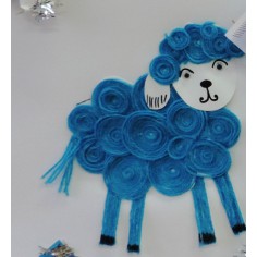 Символ года -синяя овечка