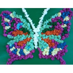 Разноцветная бабочка